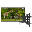 43" Frameless Pro Full Sun Outdoor TV with Outdoor TV Wall Mount