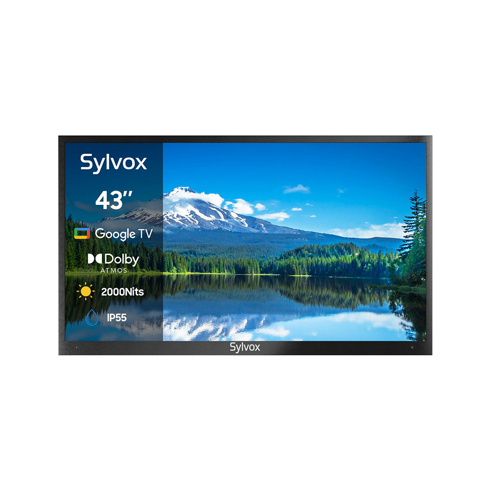 43" 2000Nit Google Outdoor TV 2024 Pool Pro 2.0