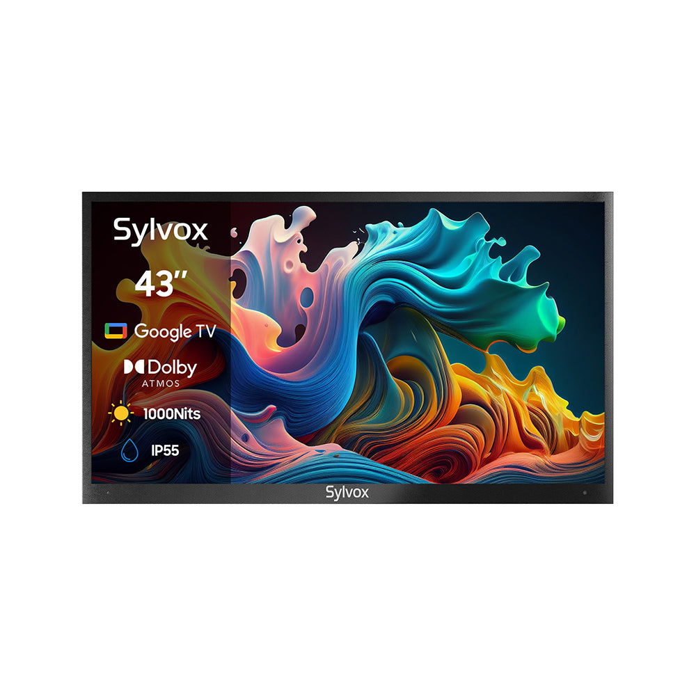 43" 1000Nit Advanced QLED Google Outdoor TV 2026 Deck Pro QLED 2.0
