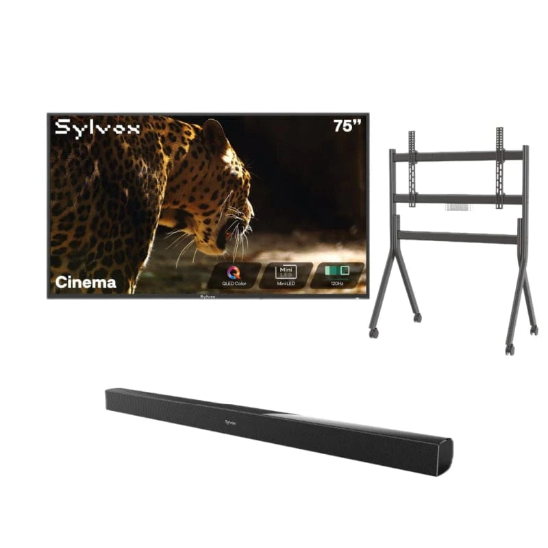 Sylvox Cinema 75" Helio QLED Outdoor TV – 2000 Nits, Cinematic Motion with 120Hz (2025 Model)