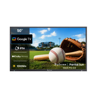 50" 1000Nit Google Outdoor TV (Partial Sun) - 2026 Deck Pro 3.0