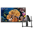 55" Frameless Partial Sun Outdoor TV with Mortorized Ceiling Mount