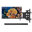 55" Frameless Partial Sun Outdoor TV with Wall Mount & S2 Outdoor Soundbar
