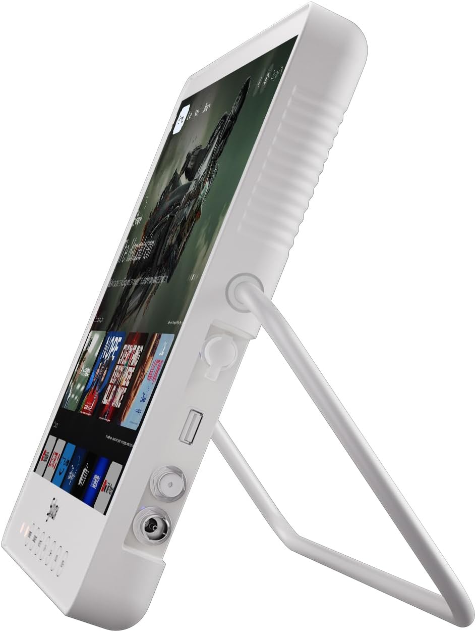 15.6" Smart Waterproof Battery Powered TV for Home & On-The-Go - Portable TV