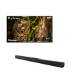 65" Cinema Helio QLED Full Sun Outdoor TV with S2 Soundbar
