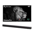 65" Cinema Pro Helio QLED Full Sun Outdoor TV with S2 Soundbar
