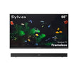 65" Frameless Partial Sun Outdoor TV with S2 Outdoor Soundbar