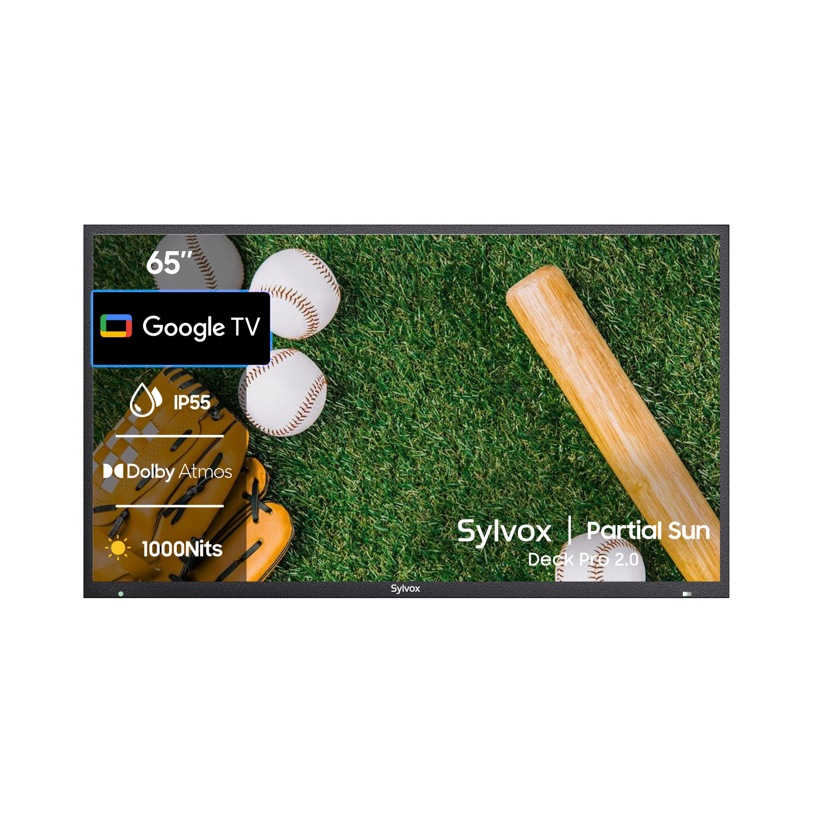 65" 1000Nit Google Outdoor TV Deck Pro 2.0