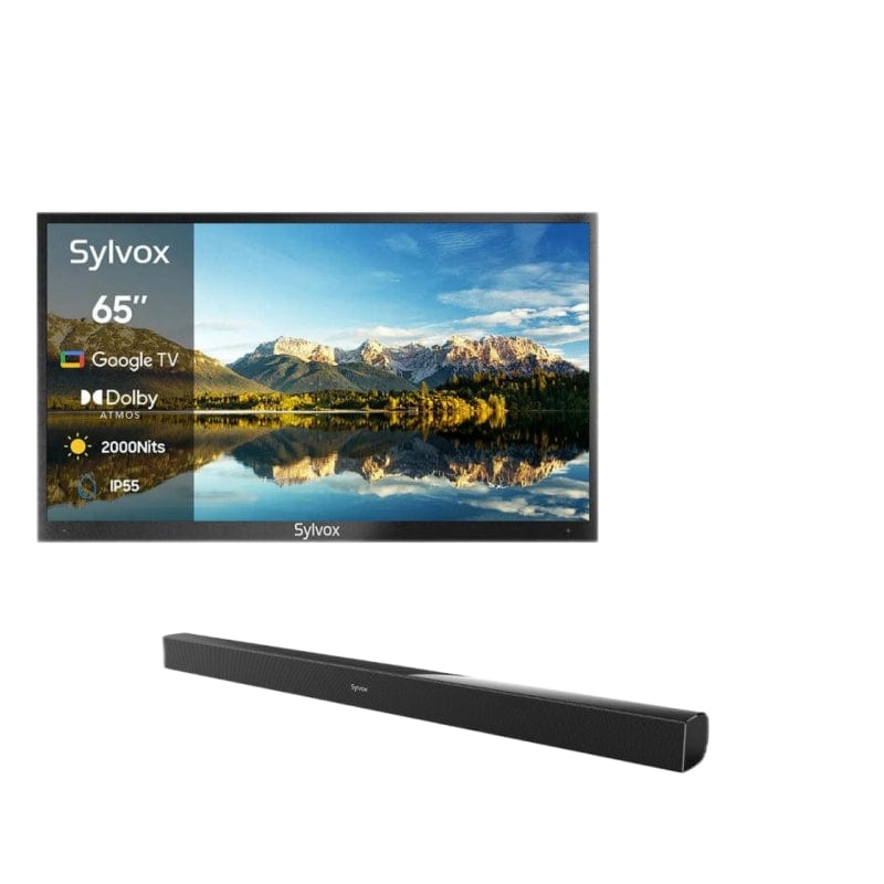 65" Pool Pro 2.0 Full Sun Outdoor TV with S2 Soundbar