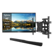65" Pool Pro 2.0 Full Sun Outdoor TV with Wall Mount & S2 Outdoor Soundbar