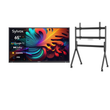 65" Pool Pro Qled 2.0 Full Sun Outdoor TV with Rolling TV Cart