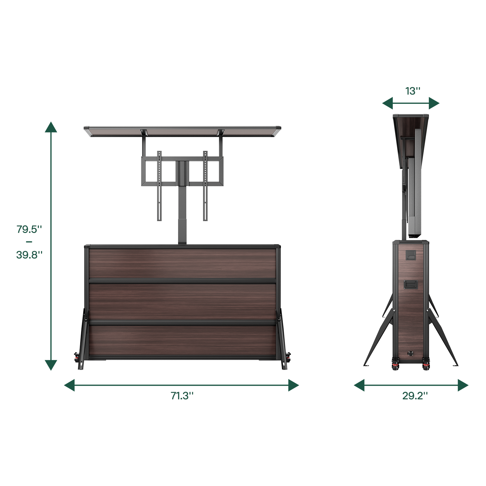 Weatherproof Outdoor TV Lift Cabinet for 55