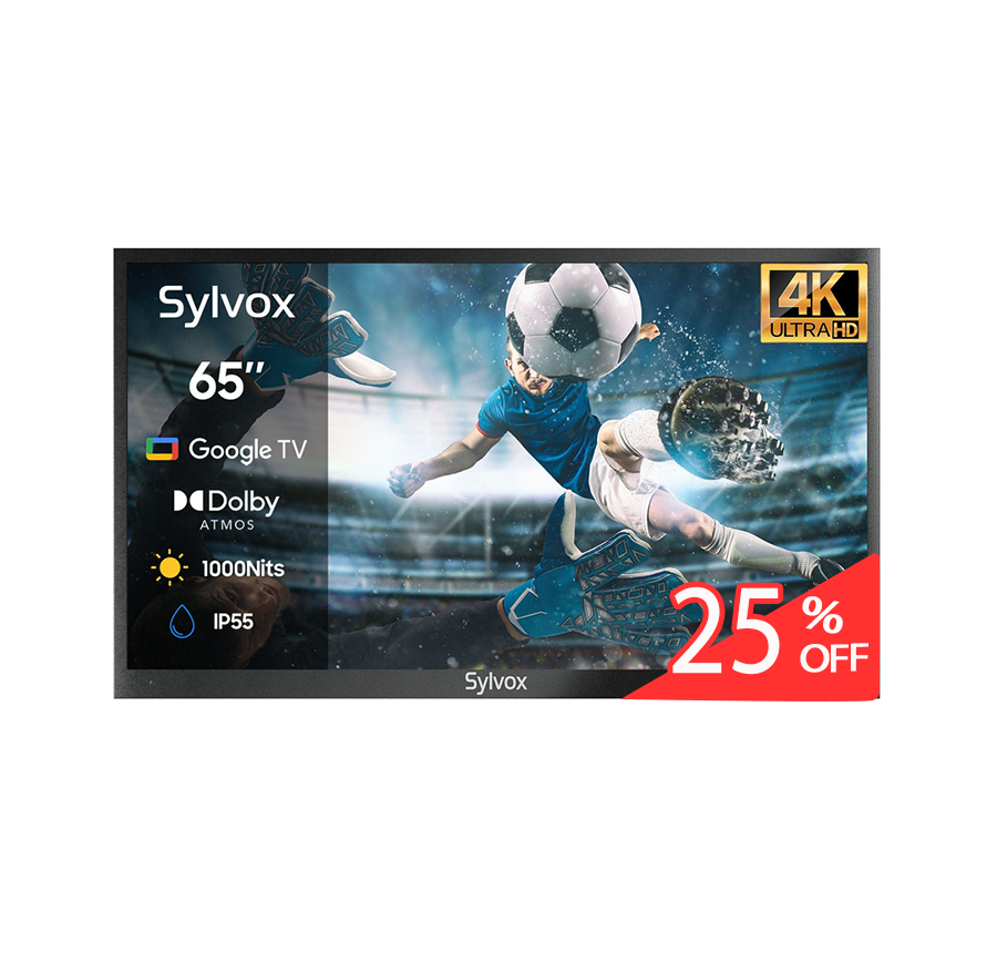 65" 1000Nit Google  Outdoor TV (Partial Sun) - 2024 Deck Pro 2.0 Series