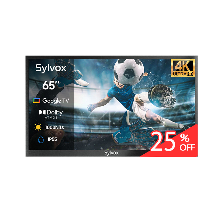 65" 1000Nit Google  Outdoor TV (Partial Sun) - 2024 Deck Pro 2.0 Series
