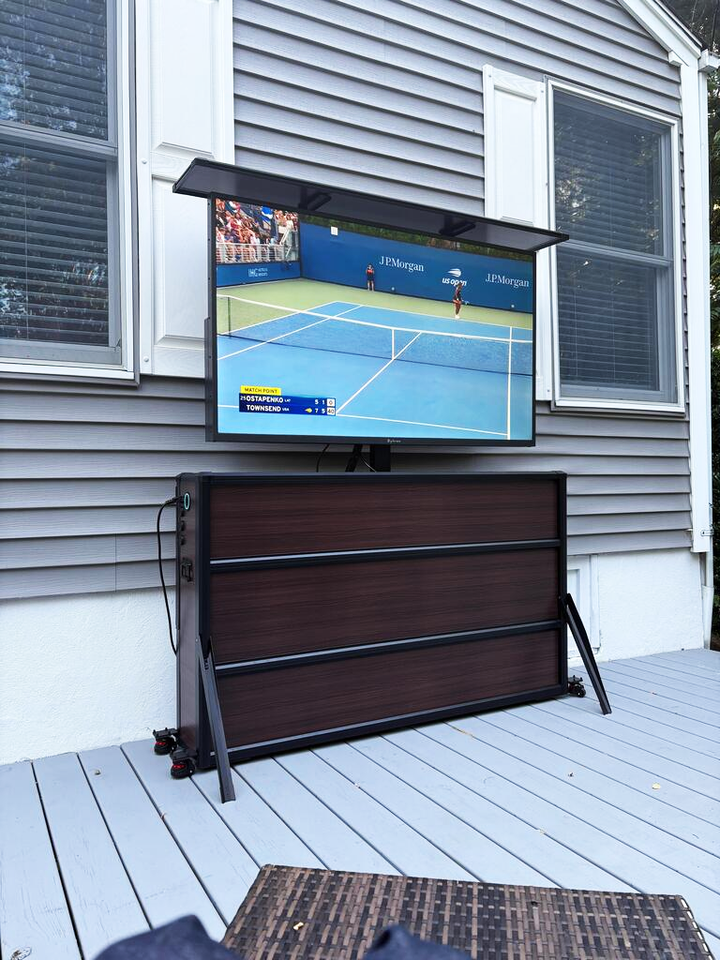 75” Weatherproof Outdoor TV Lift Cabinet