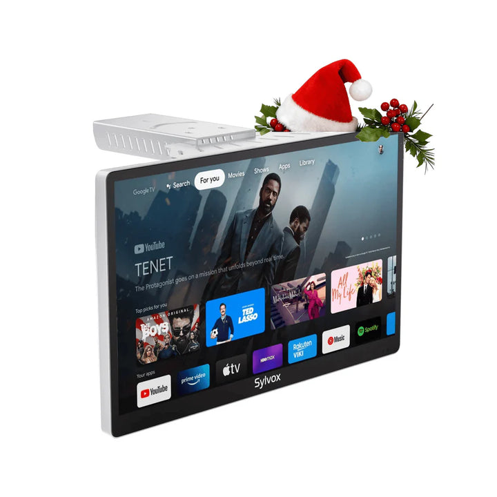 New-Sylvox 15.6" Under Cabinet Kitchen TV(2024 New Mode)