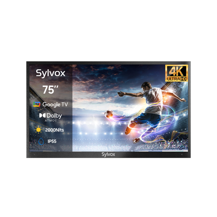 75" 1000Nit Google  Outdoor TV (Partial Sun) - 2024 Deck Pro 2.0 Series
