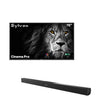 75" Cinema Pro Helio QLED Full Sun Outdoor TV with S2 Soundbar
