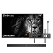 75" Outdoor TV, 3500 Nits, 120Hz - 2025 Cinema  Pro Helio QLED