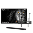 75" Outdoor TV, 3500 Nits, 120Hz - 2025 Cinema  Pro Helio QLED