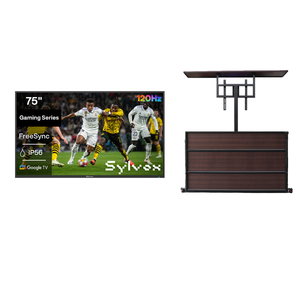 75" Lift Cabinet + Gaming 75" (Partial Sun)