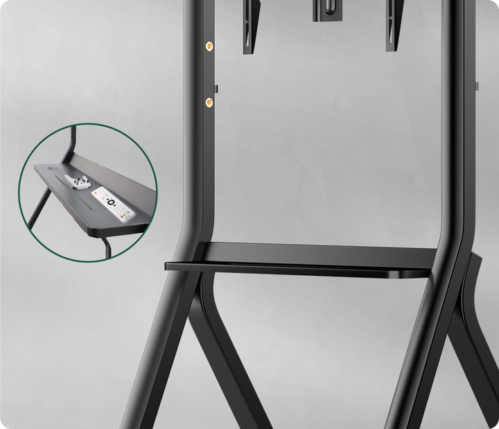 Sylvox Outdoor TV Y-Type Rolling Cart for 43" to 55" TVs