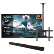 Deck Pro 2.0 65" Partial Sun Outdoor TV with Ceiling Mount & S2 Outdoor Soundbar
