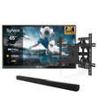 Deck Pro 2.0 65" Partial Sun Outdoor TV with Wall Mount & S2 Outdoor Soundbar
