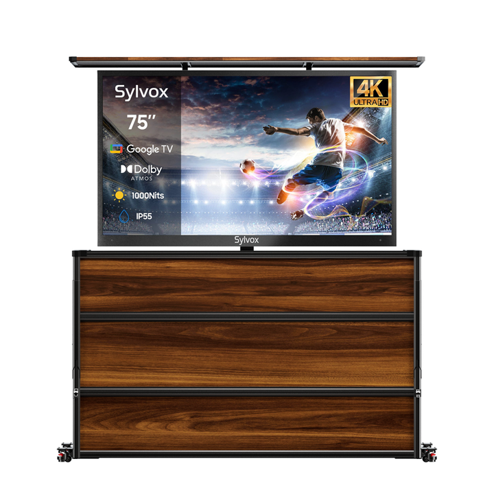 Deck Pro 2.0 75" Partial Sun Outdoor TV with Cabinet
