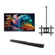 Deck Pro Qled 2.0 43" Partial Sun Outdoor TV with Ceiling Mount & S2 Outdoor Soundbar