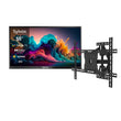 Deck Pro Qled 2.0 55" Partial Sun Outdoor TV with Outdoor TV Wall Mount