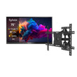 Deck Pro Qled 2.0 75" Partial Sun Outdoor TV with Outdoor TV Wall Mount