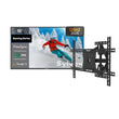 Gaming Series 55" Partial Sun Outdoor TV with Outdoor TV Wall Mount