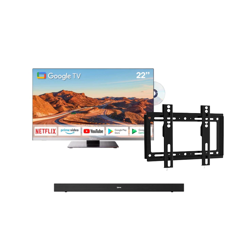22'' Limo + Wall Mount + RV Soundbar