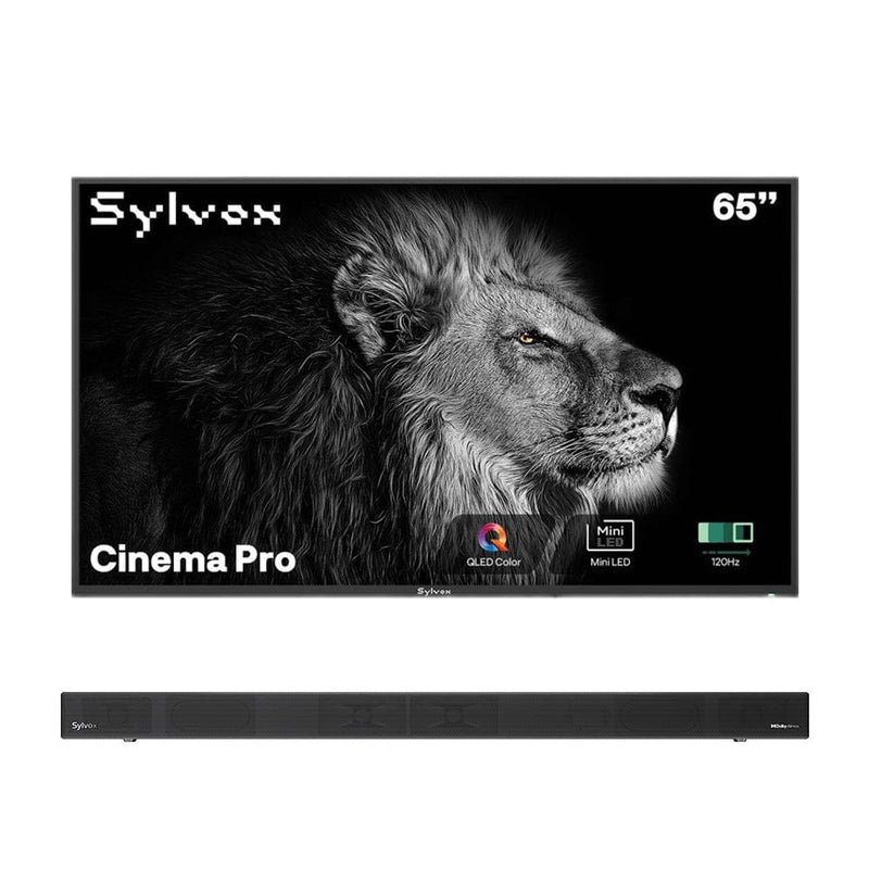 Sylvox Cinema Pro 65" Helio QLED Outdoor TV – 3500Nits, Cinematic Motion with 120Hz (2025 Model)
