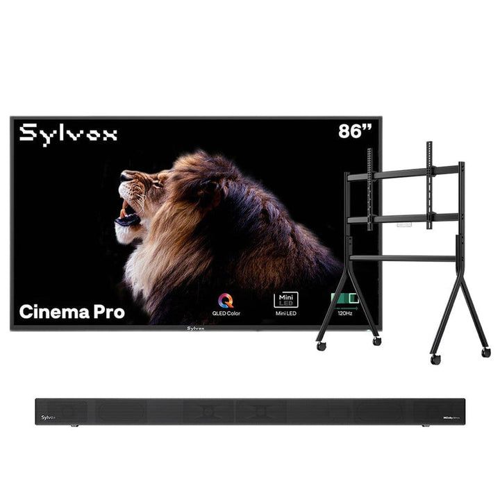 Sylvox Cinema Pro 86" Helio QLED Outdoor TV – 5000Nits, Cinematic Motion with 120Hz (2025 Model)