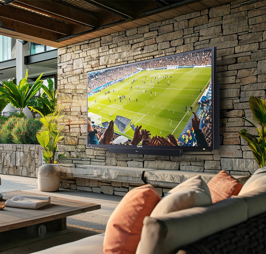 Sylvox Best Outdoor TV UK, 12V RV TV, Kitchen TV, Mirror Bathroom TV