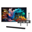 43" 1000Nit Advanced QLED  Google Outdoor TV (Partial Sun) - 2026 Deck Pro QLED 3.0
