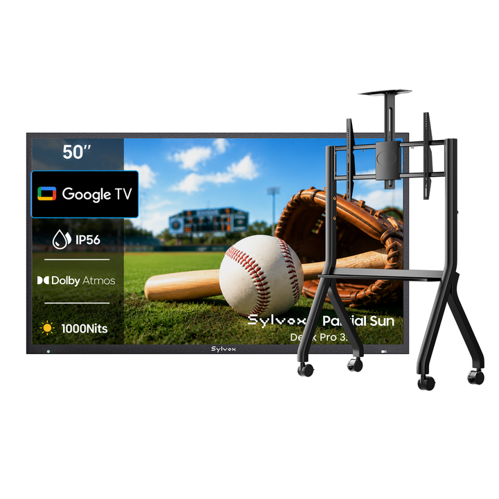 50" 1000Nit Google Outdoor TV (Partial Sun) - 2026 Deck Pro 3.0