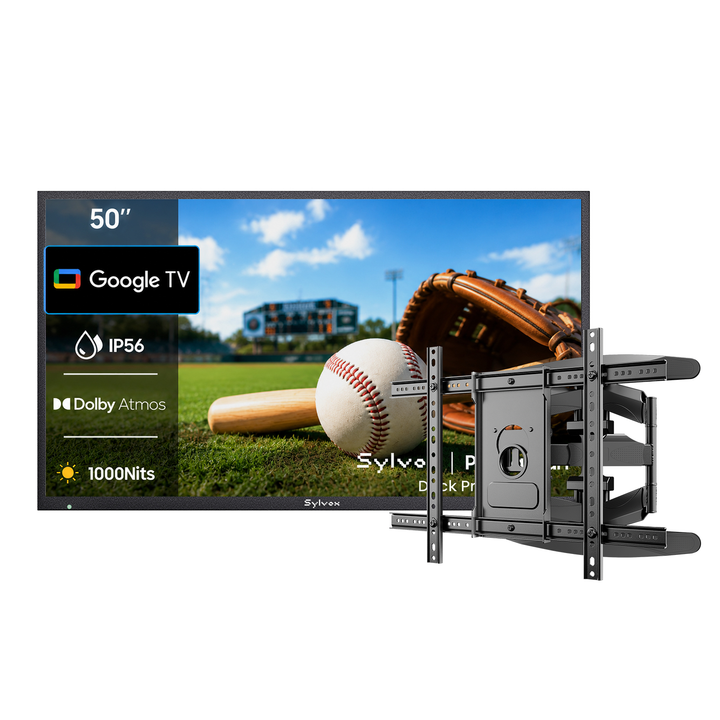 50" 1000Nit Google Outdoor TV (Partial Sun) - 2026 Deck Pro 3.0