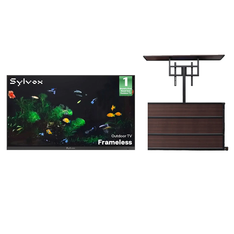 65" Lift Cabinet + Frameless 65" (Full Sun)
