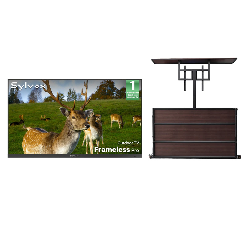 75" Lift Cabinet + Frameless Pro 75" (Full Sun)