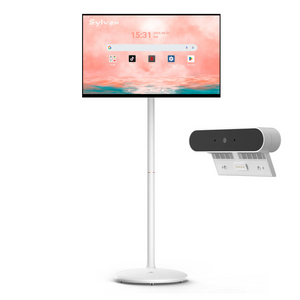 27" Touchscreen Rolling TV + Magnetic Camera