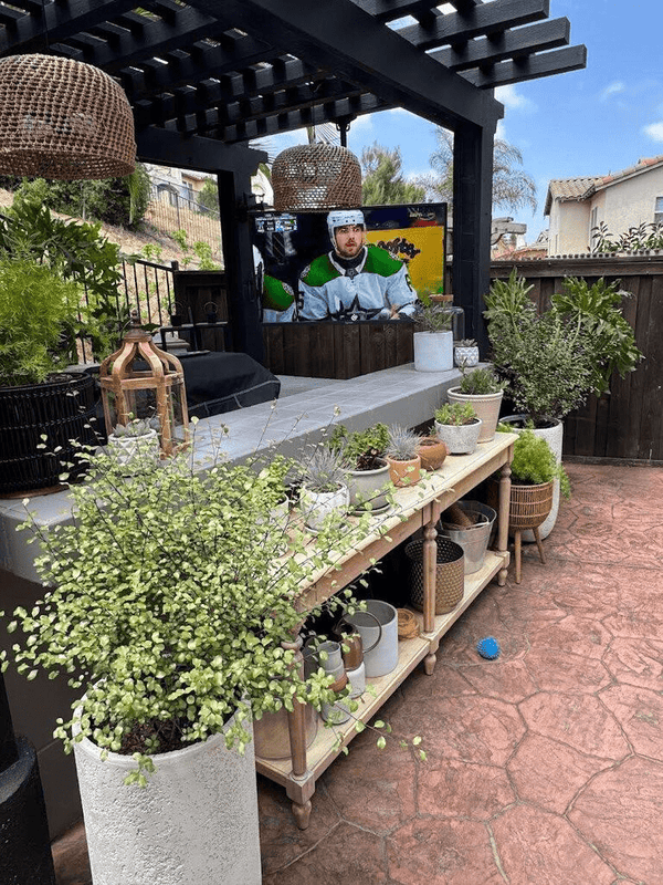 By the Garden or Patio