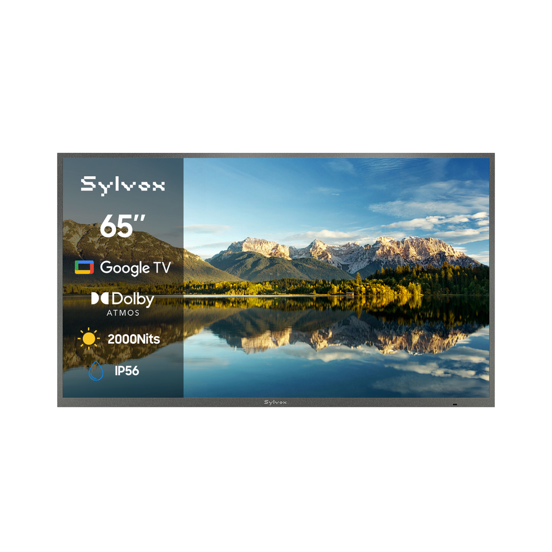 65" 2000Nit Google Outdoor TV (Full Sun) - 2026 Pool Pro 3.0