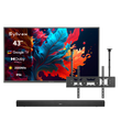 43" 2000Nit Premium QLED Google Outdoor TV (Full Sun) - 2026 Pool Pro QLED 3.0