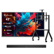 43" 2000Nit Premium QLED Google Outdoor TV (Full Sun) - 2026 Pool Pro QLED 3.0