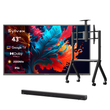 43" 2000Nit Premium QLED Google Outdoor TV (Full Sun) - 2026 Pool Pro QLED 3.0
