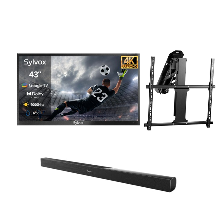 43" 1000Nit Google  Outdoor TV (Partial Sun) - 2024 Deck Pro 2.0 Series