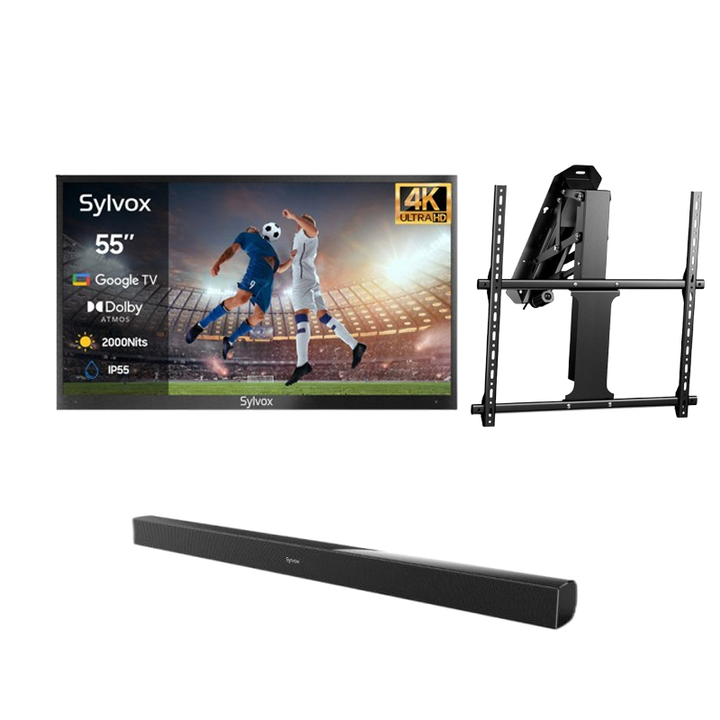 55" 1000Nit Google  Outdoor TV (Partial Sun) - 2024 Deck Pro 2.0 Series